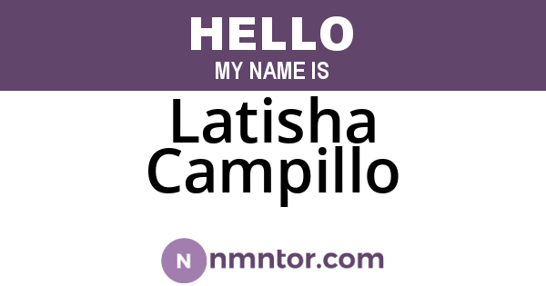 Latisha Campillo