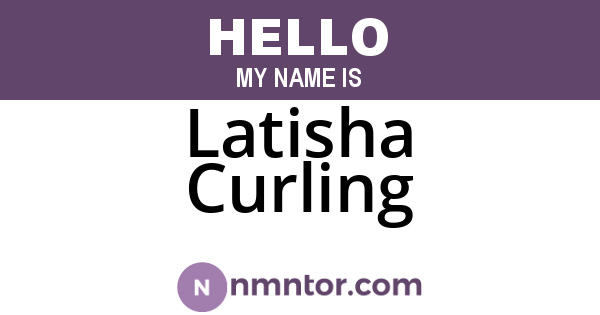 Latisha Curling