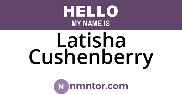 Latisha Cushenberry