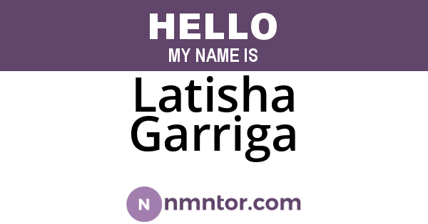 Latisha Garriga