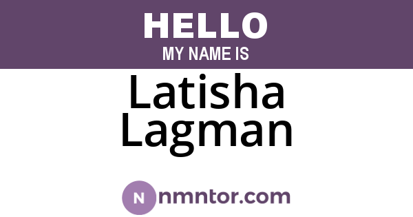 Latisha Lagman