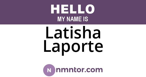 Latisha Laporte