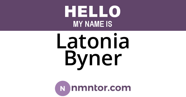 Latonia Byner