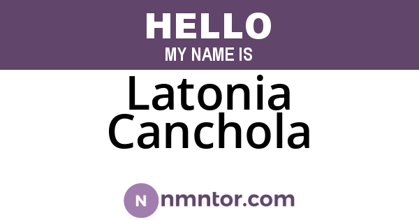 Latonia Canchola