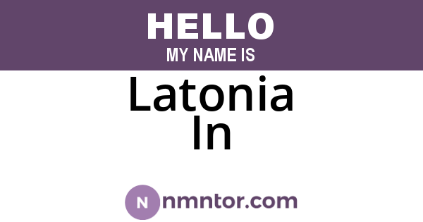 Latonia In