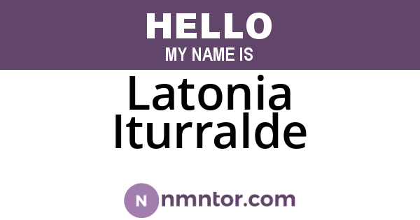 Latonia Iturralde