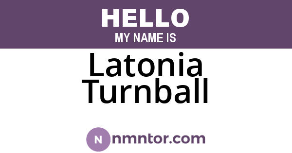 Latonia Turnball