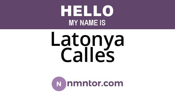 Latonya Calles