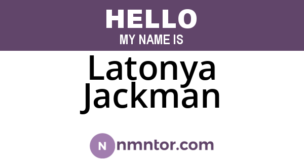 Latonya Jackman