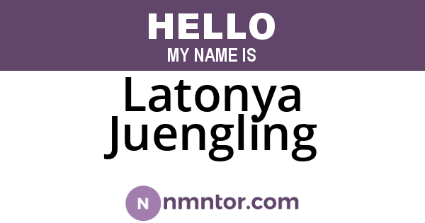Latonya Juengling