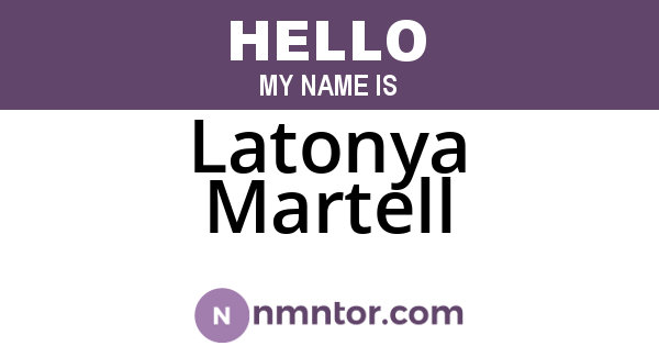 Latonya Martell