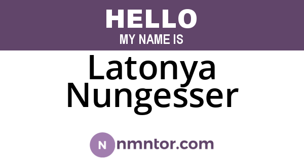 Latonya Nungesser