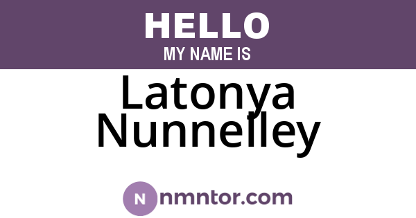 Latonya Nunnelley