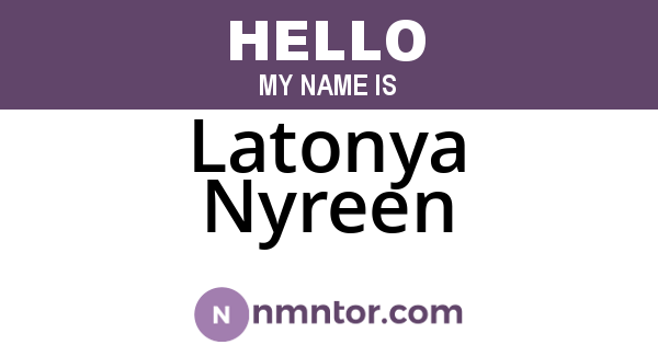 Latonya Nyreen