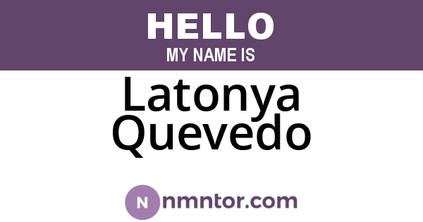 Latonya Quevedo