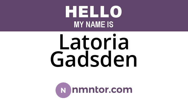 Latoria Gadsden