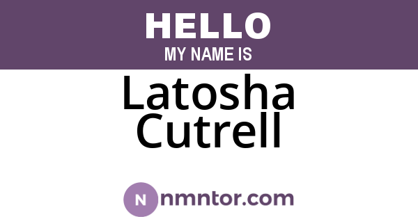 Latosha Cutrell