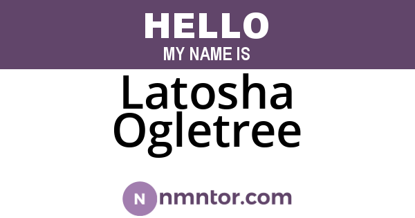 Latosha Ogletree