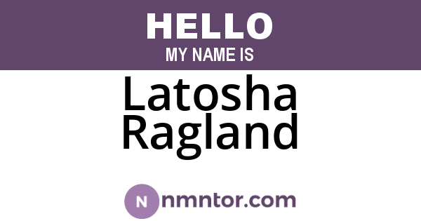 Latosha Ragland