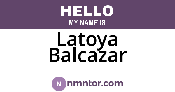 Latoya Balcazar