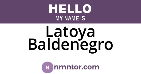 Latoya Baldenegro