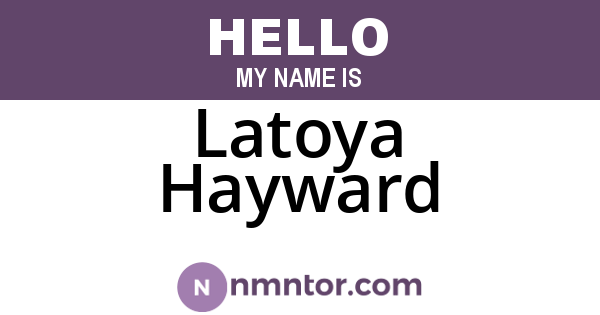 Latoya Hayward