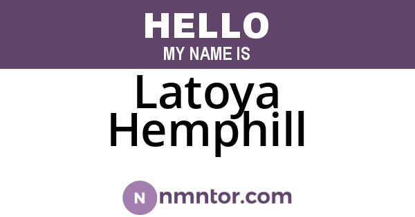 Latoya Hemphill