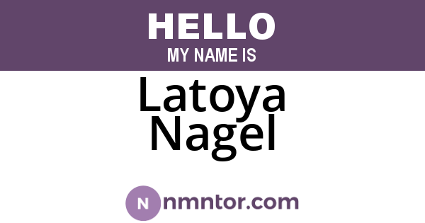 Latoya Nagel