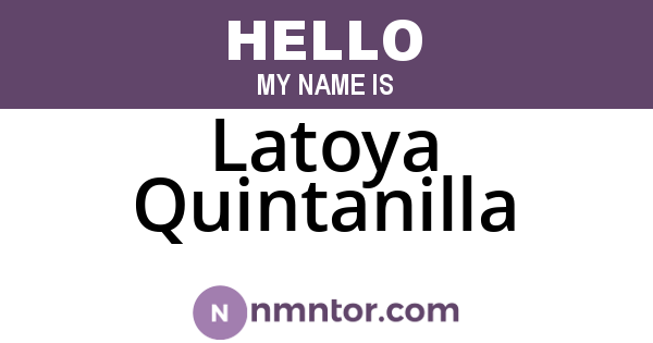 Latoya Quintanilla