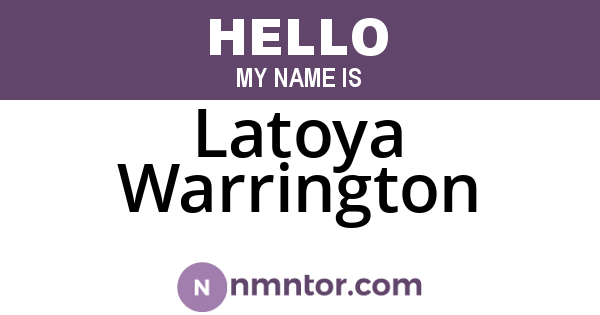 Latoya Warrington