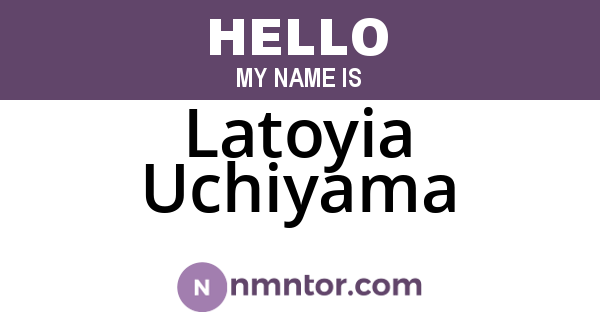 Latoyia Uchiyama