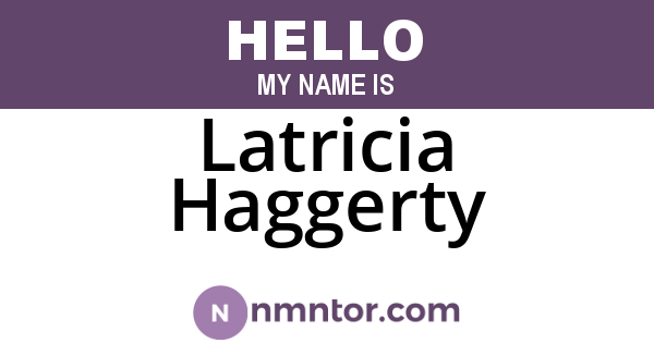 Latricia Haggerty