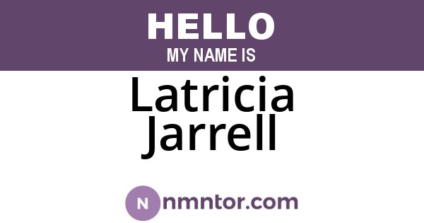Latricia Jarrell