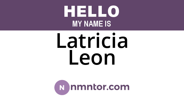 Latricia Leon