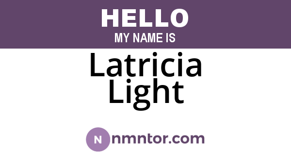 Latricia Light