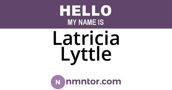 Latricia Lyttle