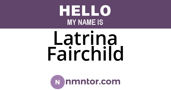 Latrina Fairchild