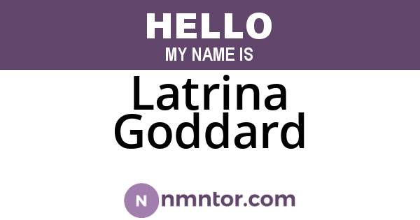 Latrina Goddard