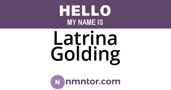 Latrina Golding