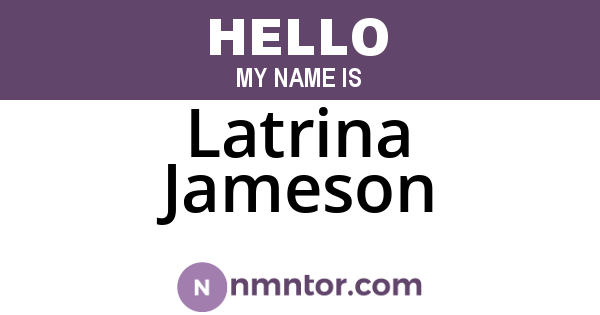 Latrina Jameson