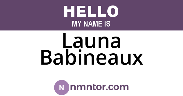 Launa Babineaux