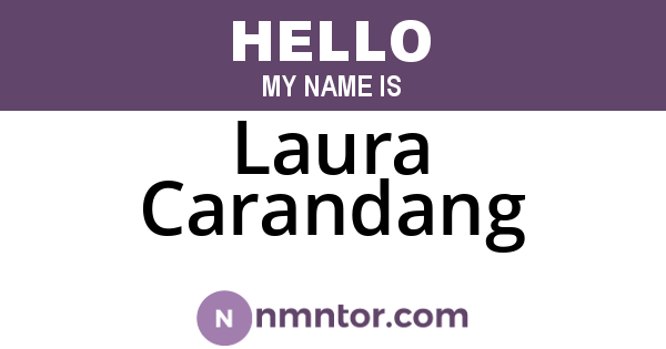 Laura Carandang