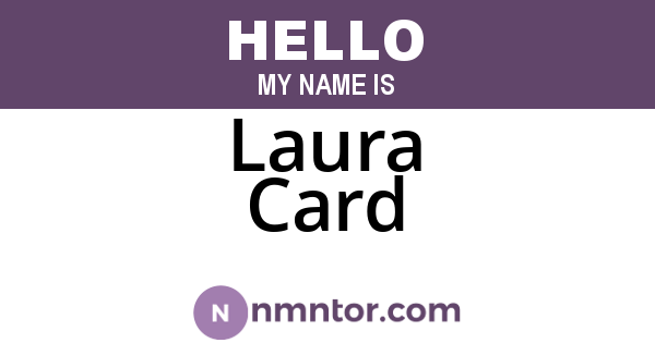 Laura Card