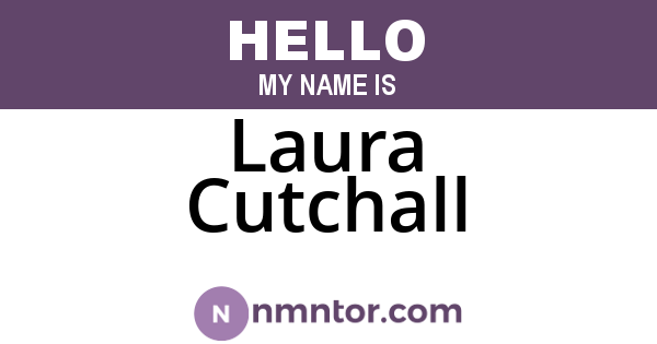 Laura Cutchall
