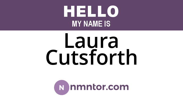 Laura Cutsforth