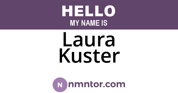 Laura Kuster