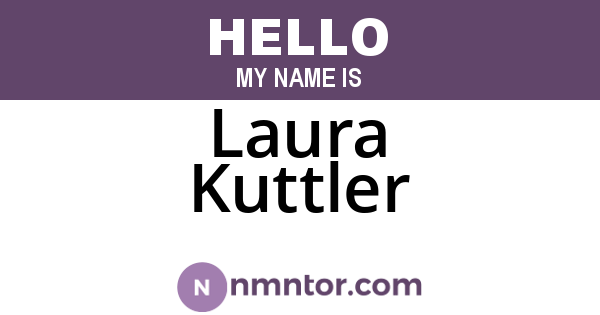 Laura Kuttler