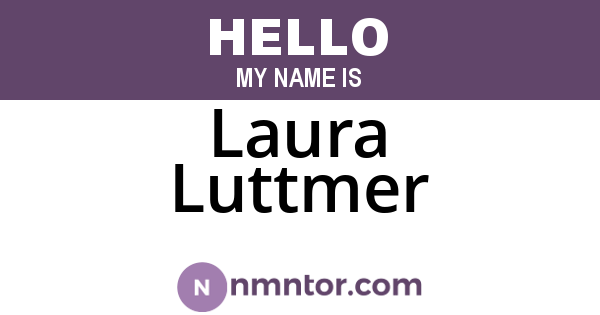 Laura Luttmer
