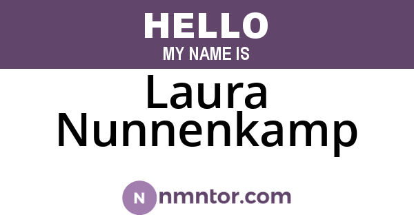 Laura Nunnenkamp