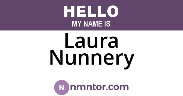 Laura Nunnery